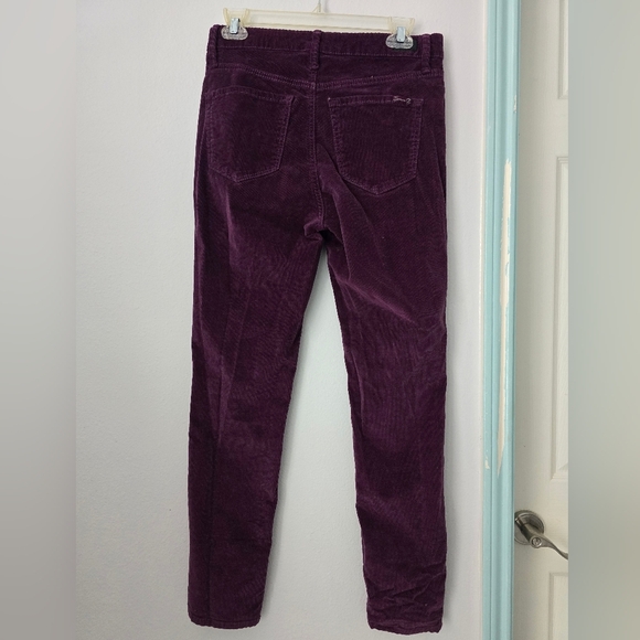 Seven 7 Purple Corduroy Pants Size 6 - Picture 2 of 9